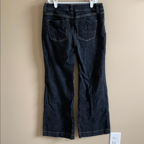 B2GOFREE 🍭WHBM Black Trouser Jeans Sz 2S - Picture 2 of 7
